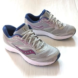 SAUCONY Cohesion 12 women's running shoes silver